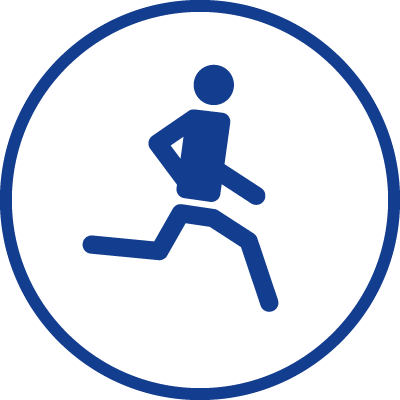 Symbol of a runner